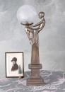 Lampa Figura Kobiety Max Le Verrier Art Deco