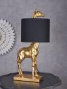 Żyrafa Czarno-Złota Lampa Fantasy 70 cm