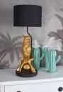 Lampa Złota Papuga Styl Jungle Figury Zwierząt 63 cm