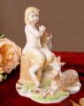 satyrowie porcelanowa figura w stylu barokowym