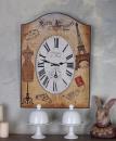 Zegar Ścienny Antiques de Paris Styl Prowansalski 50 x 70 cm